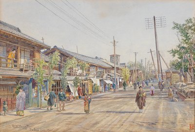 Straße in Tokio von Rudolf Bernt